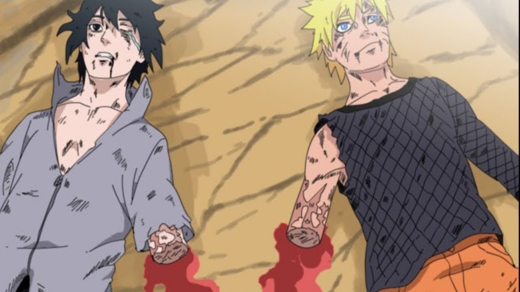 Sasuke lost his arm